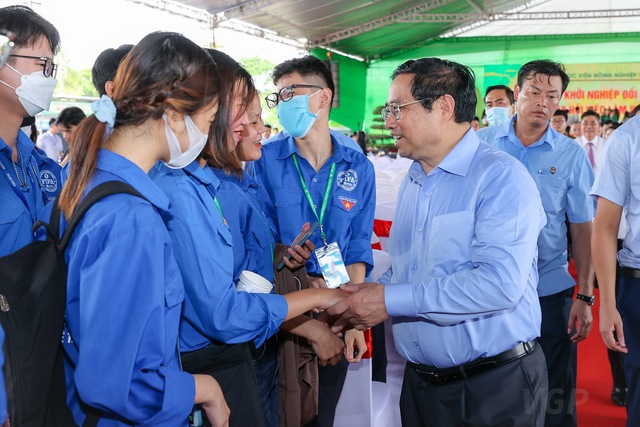 Thủ tướng Chính phủ Phạm Minh Chính tại. Ảnh: VGP