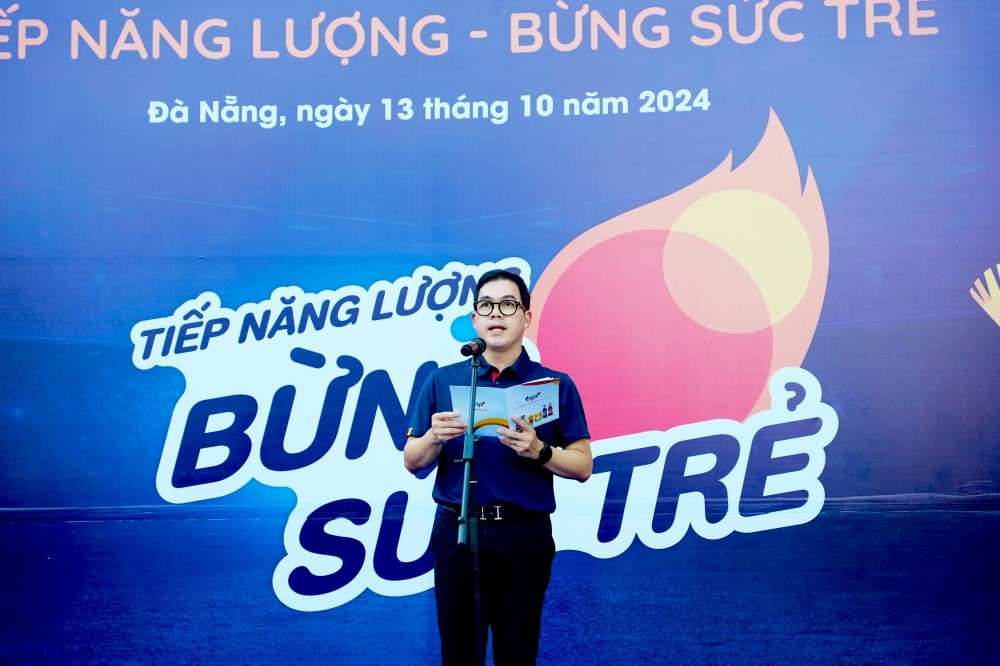 Ông Nguyễn Quang Hiền Huy, Tổng giám đốc TCP Việt Nam chia sẻ tại buổi lễ