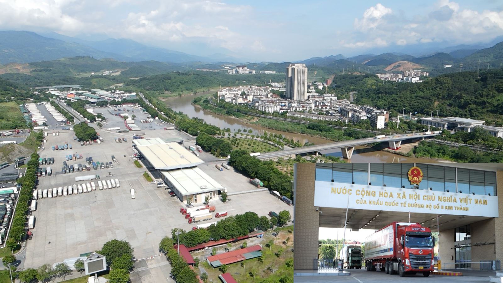 Cửa khẩu quốc tế đường bộ số II Kim Thành.