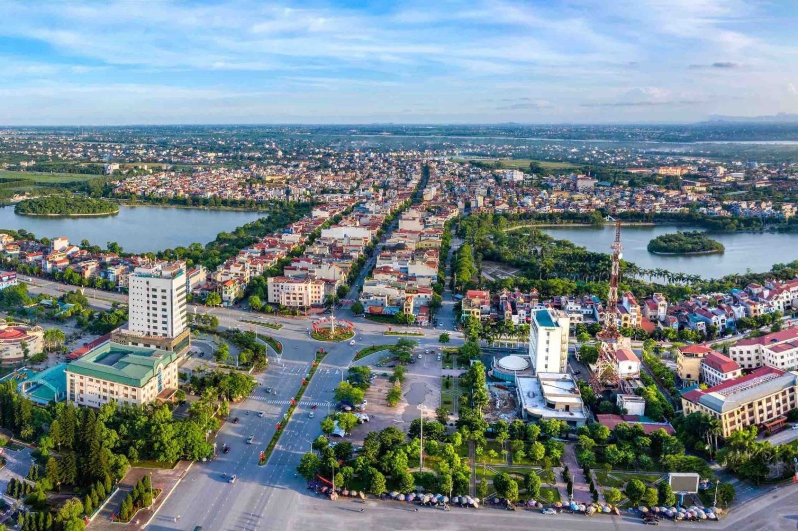  Huyện Tiên Lữ - Hưng Yên nhìn từ trên cao