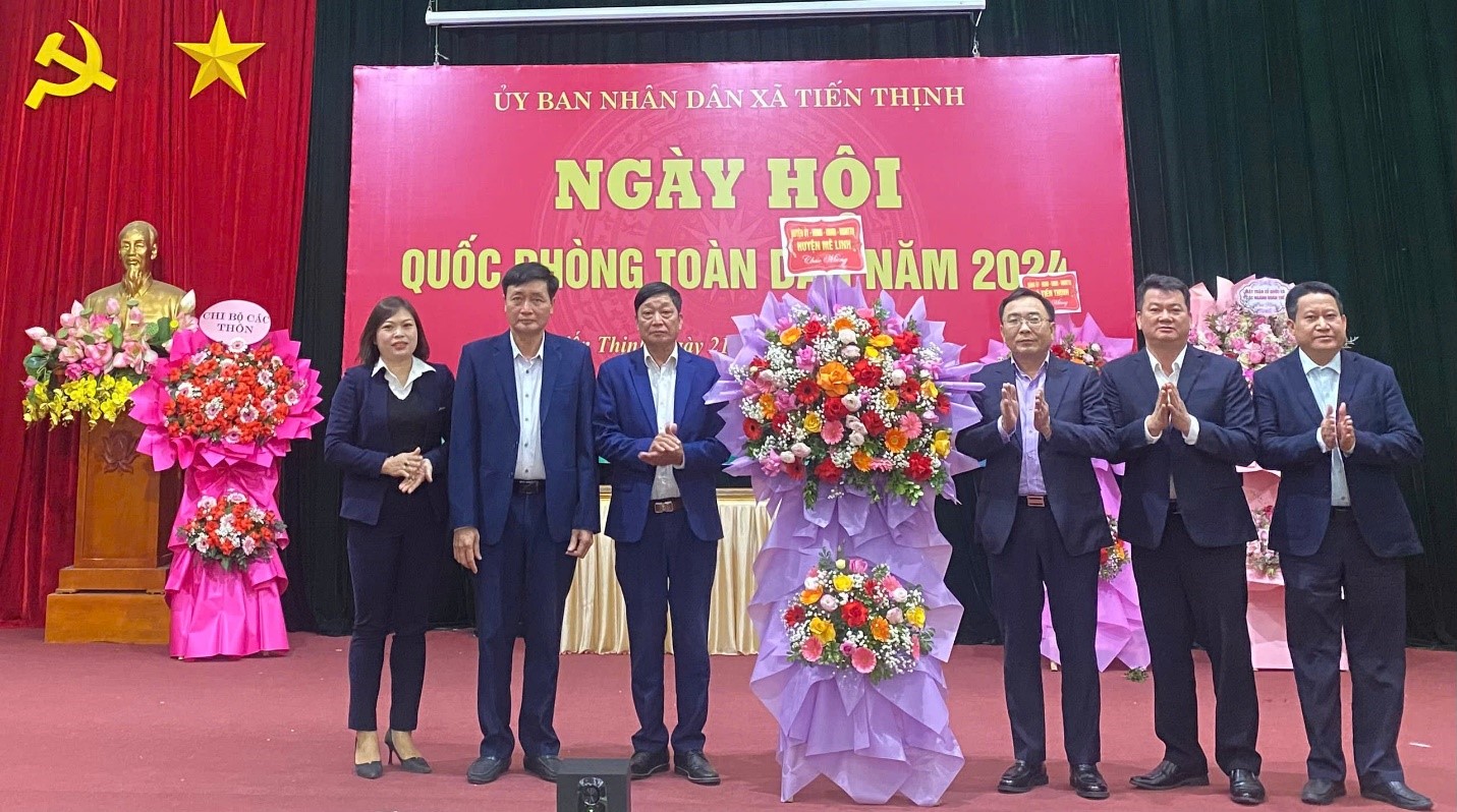 Xã Tiến Thịnh tổ chức Ngày hội Quốc phòng toàn dân năm 2024.