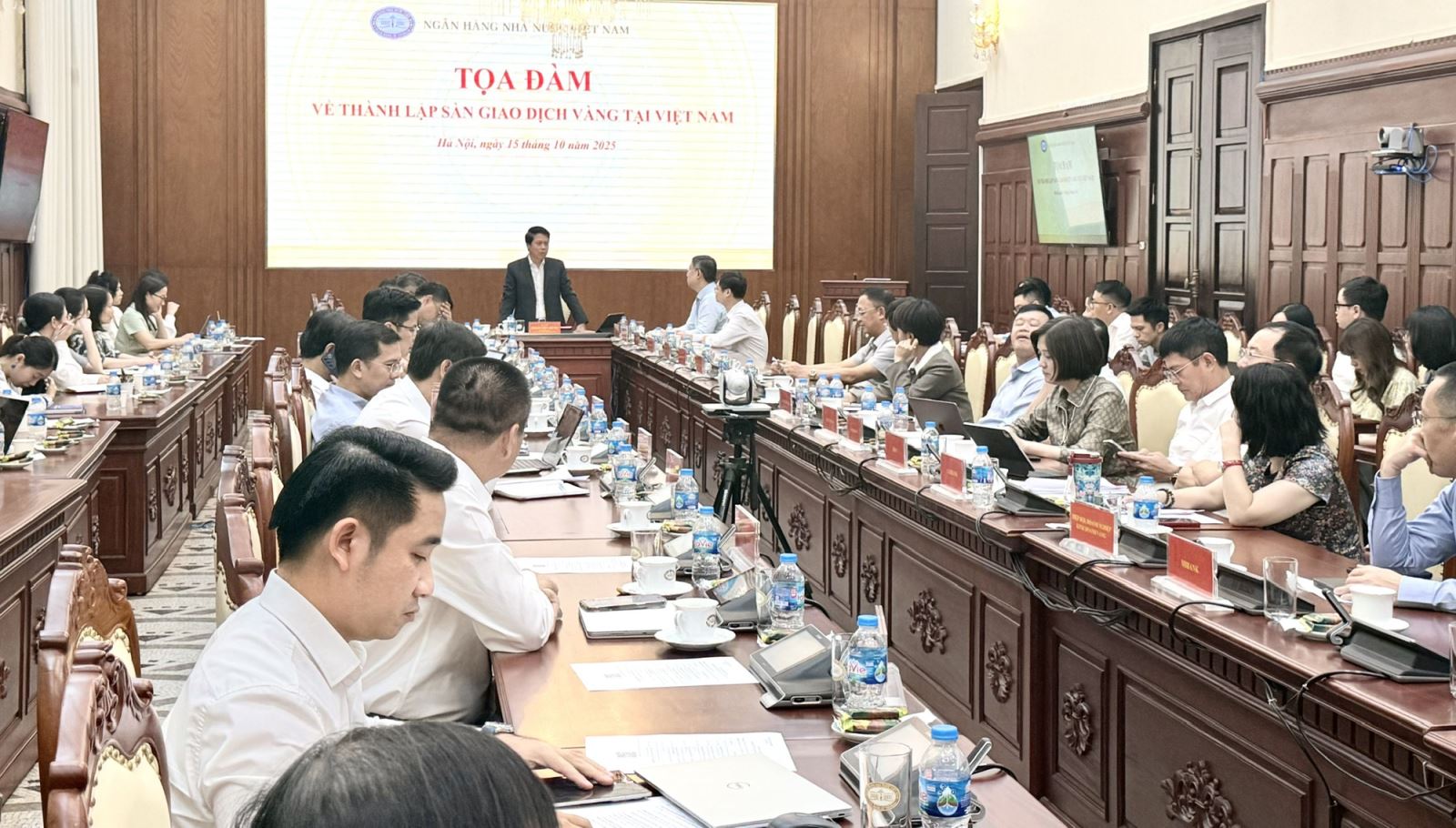 Quang cảnh Phó Thống đốc NHNN Phạm Tiến Dũng - Ảnh: VGP