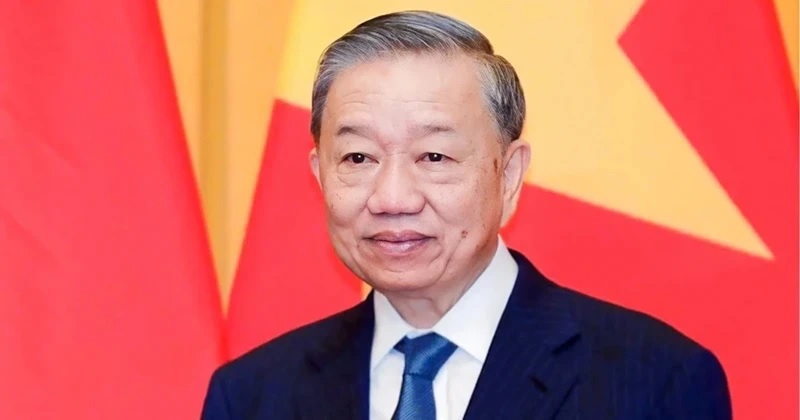 CHUNG TAY MỞ RA KỶ NGUYÊN PHÁT TRIỂN MỚI CỦA QUAN HỆ HỮU NGHỊ VIỆT NAM - TRUNG QUỐC- Ảnh 1. Đồng chí Tô Lâm, Tổng Bí thư Ban Chấp hành Trung ương Đảng Cộng sản Việt Nam