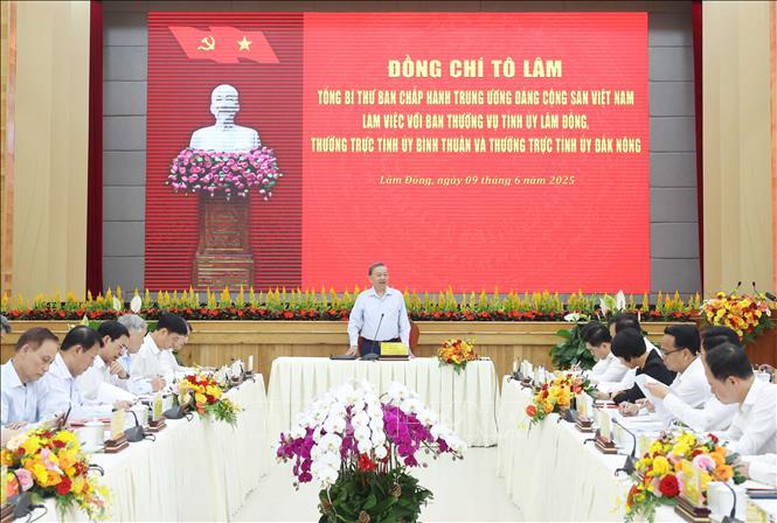 Tổng Bí thư Tô Lâm phát biểu chỉ đạo