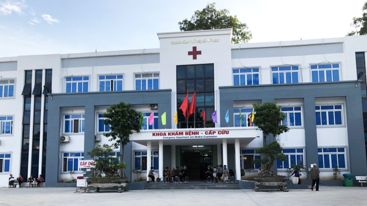 Quang cảnh TTYT thị xã Mỹ Hào