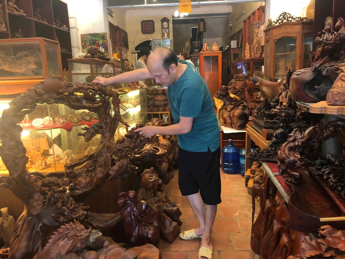 Các sản phẩm đồ gỗ xã Vân Hà (huyện Đông Anh) được xếp hạng 3 sao, 4 sao của Chương trình OCOP.