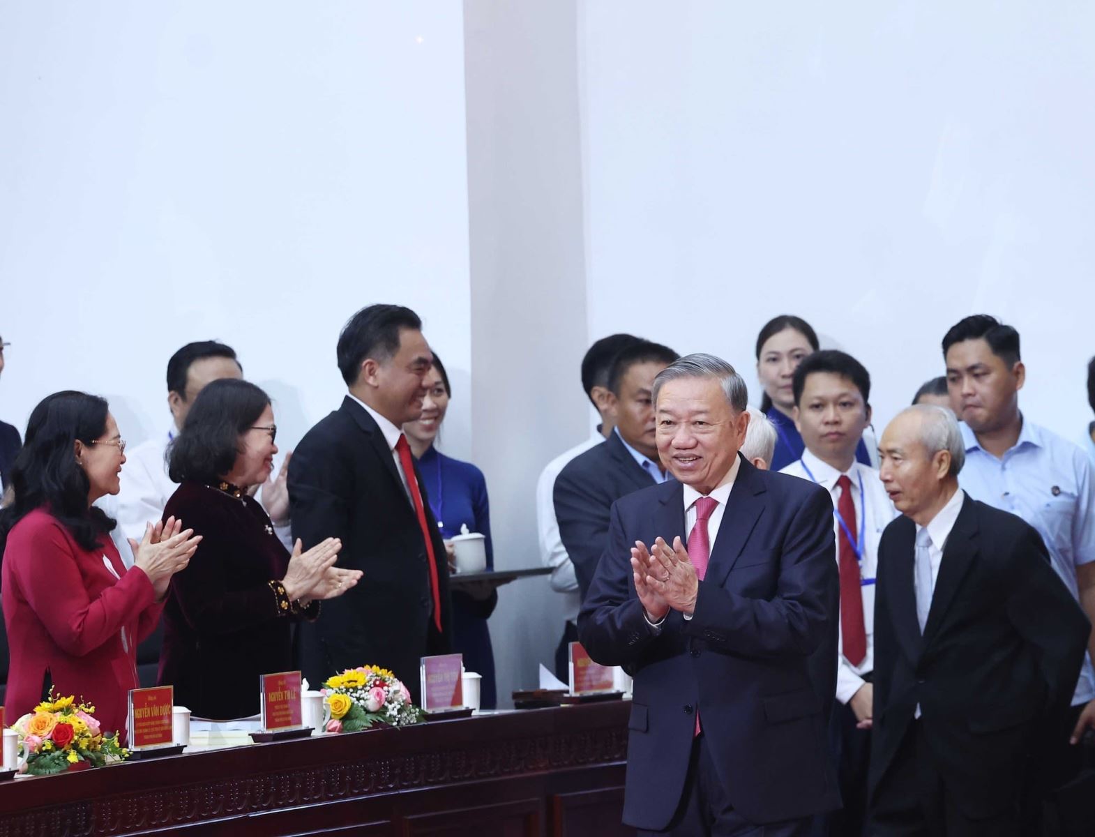 Tổng Bí thư Tô Lâm dự Lễ công bố Nghị quyết sáp nhập đơn vị hành chính tại Thành phố Hồ Chí Minh.