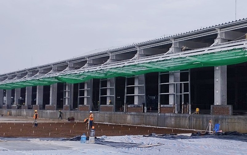 Khu công nghiệp Sơn Lôi (Bình Xuyên) đang đẩy nhanh tiến độ hoàn thiện hạ tầng để thu hút đầu tư. (Ảnh nguồn: Báo Vĩnh Phúc).