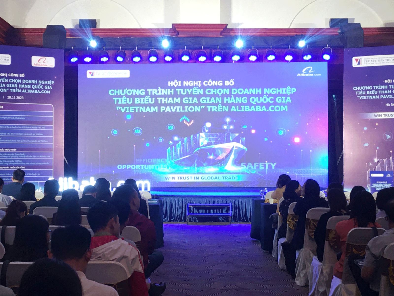 Bộ Công Thương đã công bố chương trình tuyển chọn doanh nghiệp tiêu biểu tham gia Gian hàng Quốc gia Việt Nam trên Alibaba.com. 