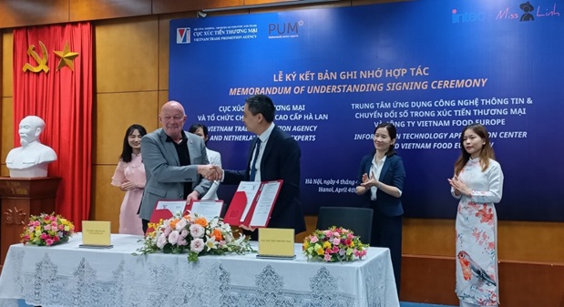 Lễ ký kết biên bản hợp tác giữa Cục XTTM và Tổ chức chuyên gia cao cấp Hà Lan