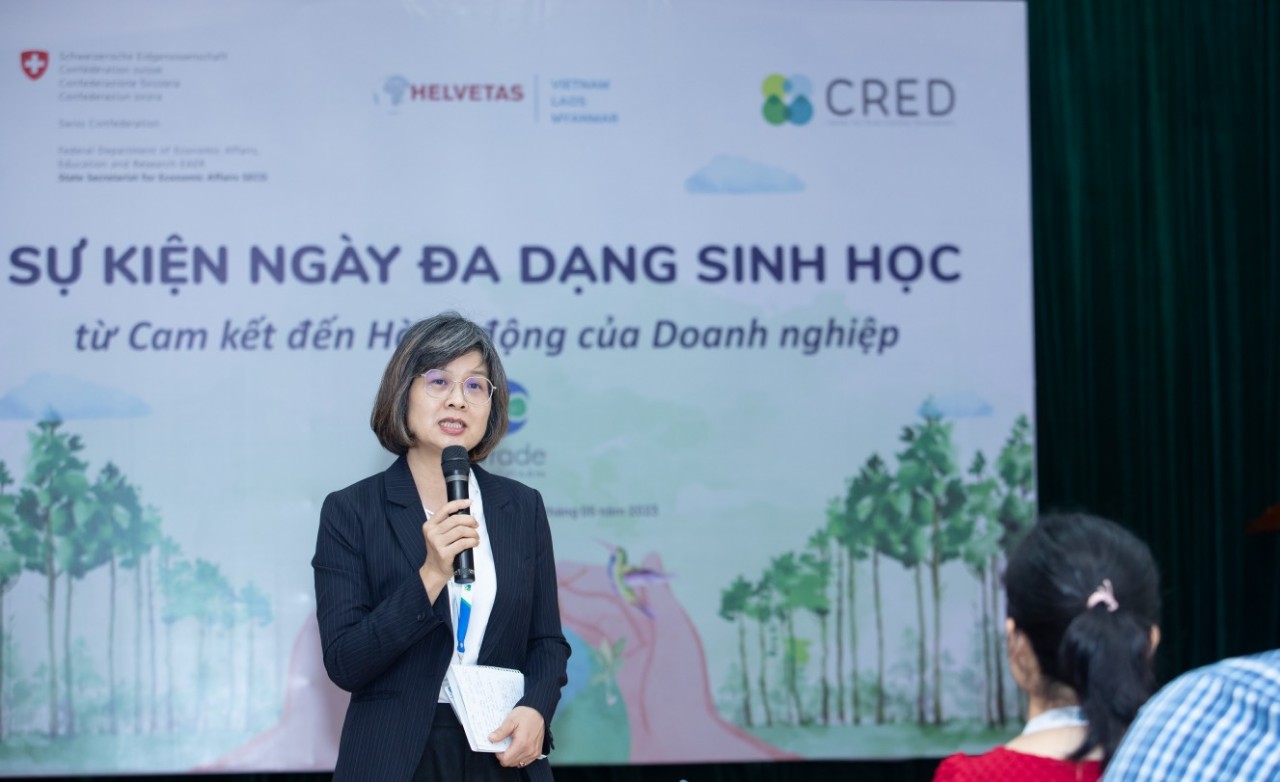 Bà Nguyễn Lam Giang - Giám đốc Trung tâm Phát triển Kinh tế Nông thôn (CRED