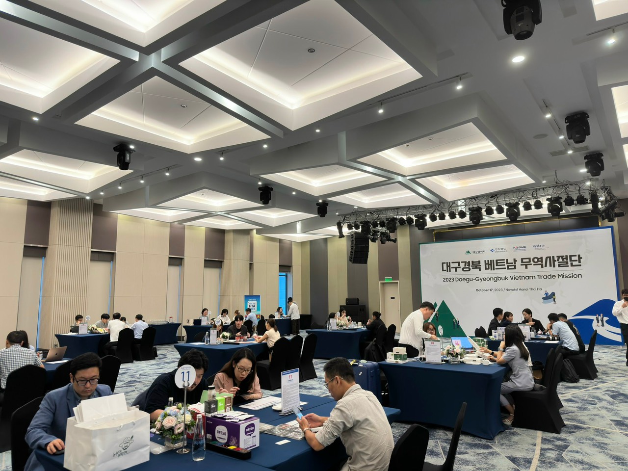 Giao thương Doanh nghiệp Việt Nam-Hàn Quốc (Ảnh: Kotra) 