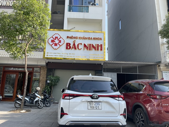 Phòng khám Đa khoa Bắc Ninh trực thuộc. Ảnh: Anh Thư