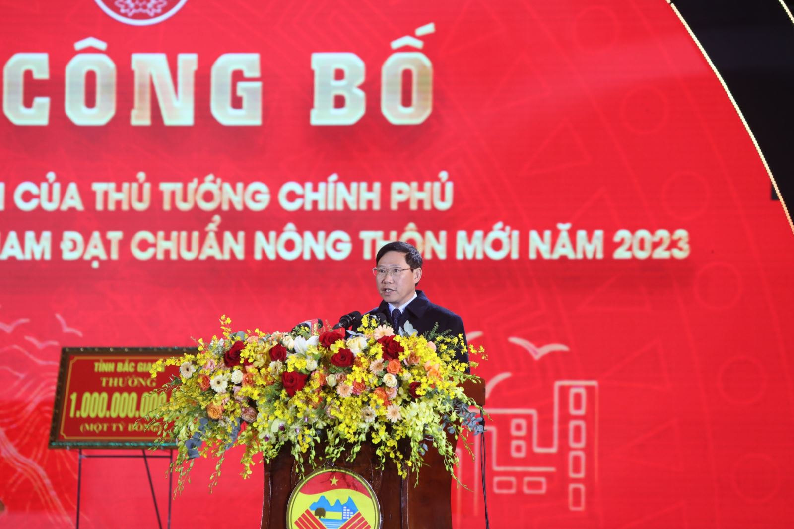Ông Lê Ánh Dương - Chủ tịch UBND tỉnh Bắc Giang phát biểu tại chương trình.