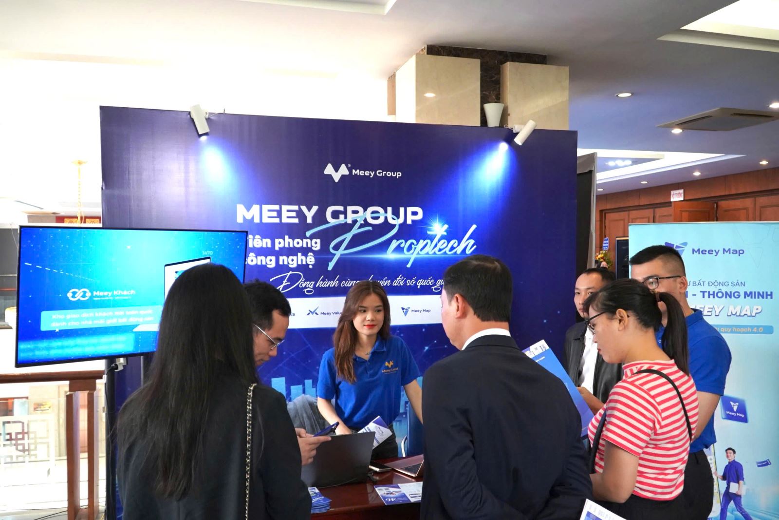 Meey Group gây ấn tượng mạnh với gian hàng triển lãm chuyên nghiệp tại sự kiện