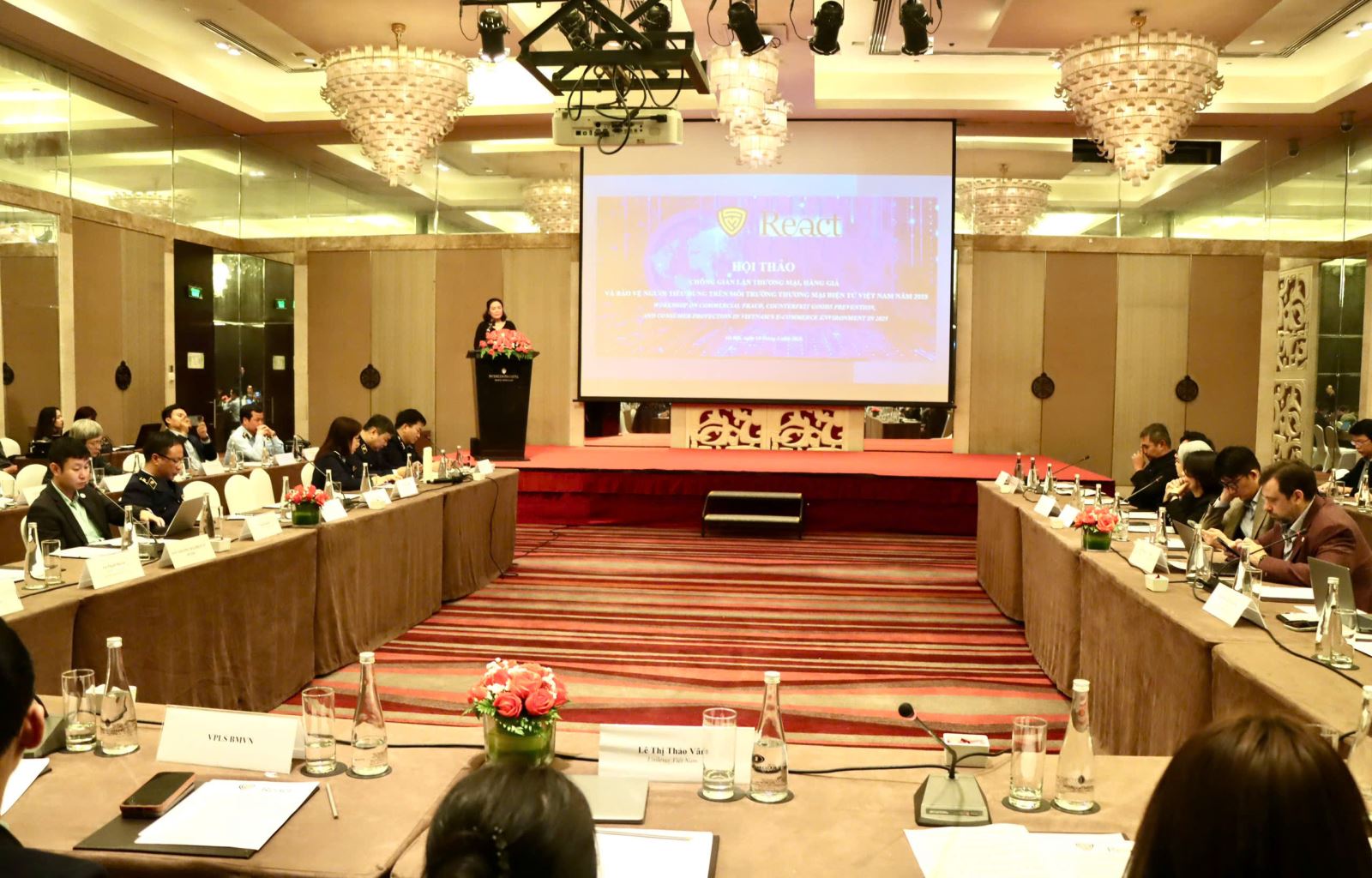 Cục Quản lý và Phát triển thị trường trong nước phối hợp với Hiệp hội chống hàng giả Cooperatieve Vereniging SNB - React U.A (REACT) tổ chức Hội thảo Chống gian lận thương mại, hàng giả và bảo vệ người tiêu dùng trên thương mại điện tử