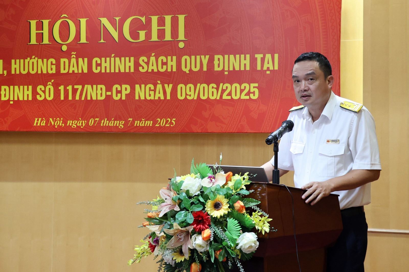 Chi cục trưởng Cáp Quý Phúc mong muốn được lắng nghe, ghi nhận các ý kiến phản hồi từ phía DN