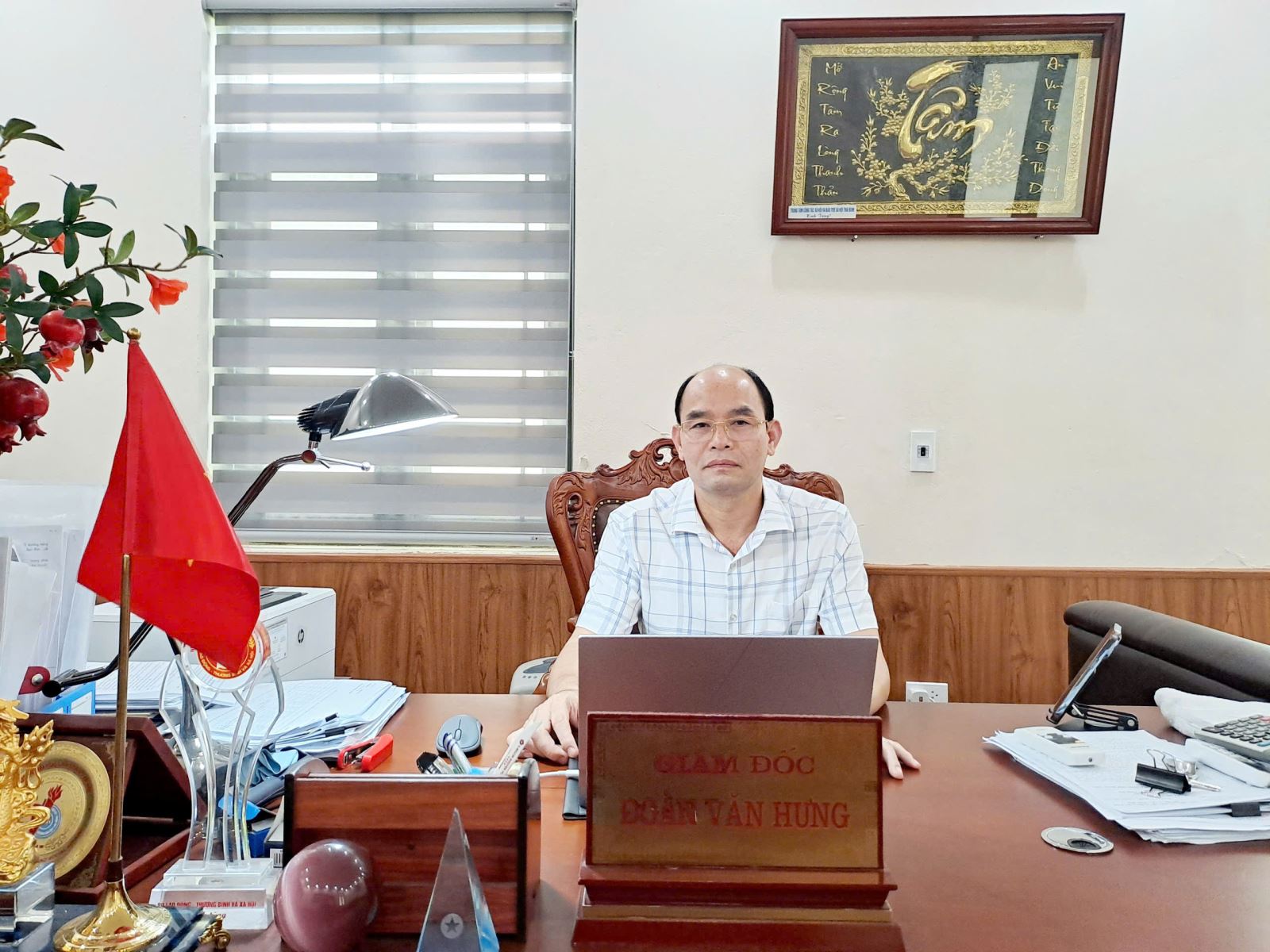 Ông Đoàn Văn Hưng - Giám đốc Trung tâm Bảo trợ Xã hội Tổng hợp Hưng Yên