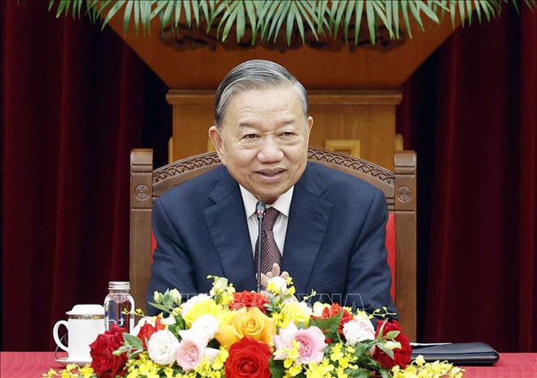 Tổng Bí thư Tô Lâm tiếp lãnh đạo một số tập đoàn quốc tế- Ảnh 2.