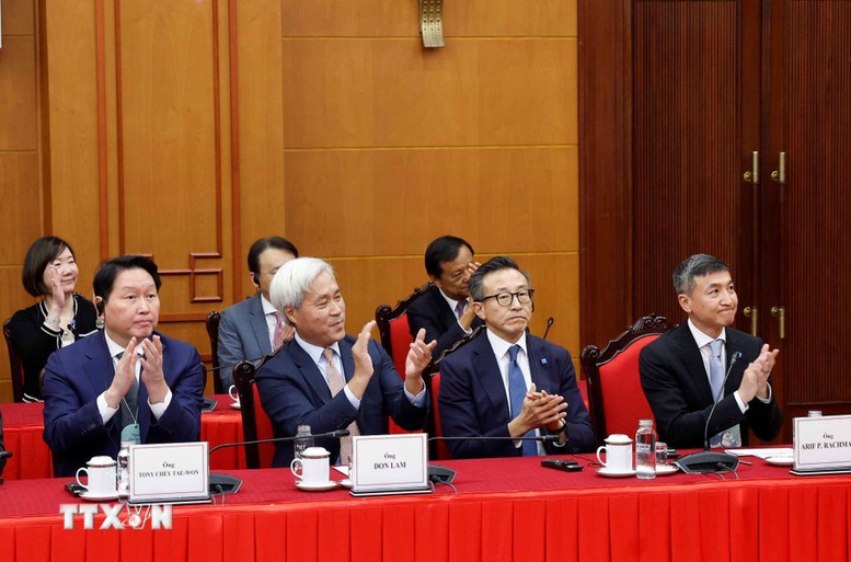 Tổng Bí thư Tô Lâm tiếp lãnh đạo một số tập đoàn quốc tế- Ảnh 5.