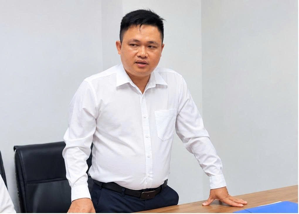 Nhà báo Vũ Văn Chính, Phó Tổng Biên tập thường trực Tạp chí Thương hiệu và Công luận phát biểu nhận nhiệm vụ tại buổi lễ.