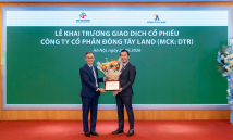 Cổ phiếu Đông Tây Land chào sàn UPCoM, tăng gần 10% trong phiên đầu tiên