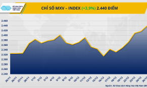 Kim loại quý và nông sản hút dòng tiền, MXV-Index tăng gần 4%