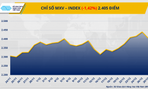 Giá dầu bật tăng, bạch kim lao dốc, MXV-Index mất 1,4%