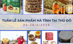 Đặc sản Hà Tĩnh hiện diện tại trung tâm mua sắm Tràng Tiền