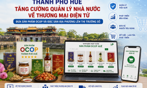 Huế kiến tạo nền tảng thương mại điện tử bền vững