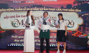Cần Thơ:  Khai mạc Hội chợ ẩm thực “ Trăng Đoàn Viên - Mỹ Vị Tây Đô”