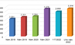 Năm 2022, xuất khẩu cao su đạt khoảng 2,14 triệu tấn, tăng 9,6% so với năm 2021