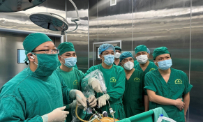 Bệnh viện Đa khoa tỉnh Thanh Hoá phẫu thuật nội soi thành công cho bệnh nhân ung thư gan