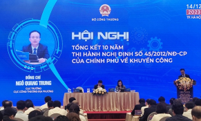 Công tác khuyến công thúc đẩy phát triển công nghiệp nông thôn theo hướng bền vững