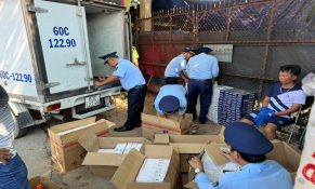 Bình Dương: Phát hiện hơn 4.300 bao thuốc lá điếu nhập lậu