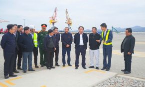 Khảo sát Dự án đầu tư xây dựng tuyến đường sắt Lào Cai - Hà Nội - Hải Phòng tại vị trí Ga đường sắt Cảng Lạch Huyện