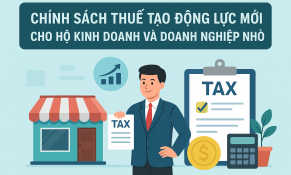 Chính sách thuế tạo động lực mới cho hộ kinh doanh và doanh nghiệp nhỏ