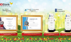 HDBank 'thắng lớn' 04 giải thưởng quốc tế về chất lượng dịch vụ