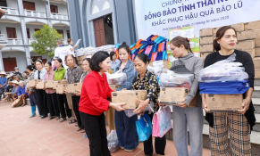 Dược phẩm Tâm Bình ủng hộ đồng bào Thái Nguyên khắc phục hậu quả bão lũ