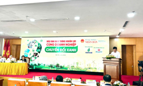 Diễn đàn 'Khơi thông nguồn lực cùng doanh nghiệp chuyển đổi xanh': Vì một tương lai bền vững