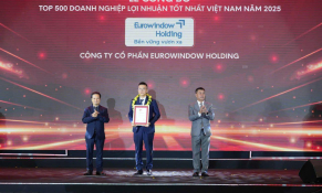 Eurowindow Holding vinh dự lọt vào Top 500 Doanh nghiệp lợi nhuận tốt nhất Việt Nam năm 2025
