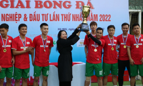 Tạp chí Doanh nghiệp và Đầu tư tổ chức thành công Giải bóng đá Doanh nghiệp & Đầu tư lần thứ I - 2022