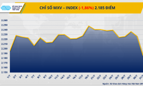 Giá đồng COMEX rơi tự do, thị trường hàng hóa chìm trong sắc đỏ