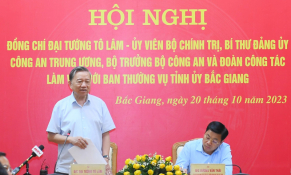 Xây dựng lực lượng Công an nhân dân, phục vụ phát triển kinh tế - văn hóa - xã hội trên địa bàn tỉnh Bắc Giang