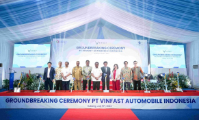 VinFast chính thức động thổ nhà máy lắp ráp xe điện tại Indonesia