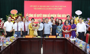 Bổ nhiệm Tổng biên tập Tạp chí Văn hóa và Phát triển