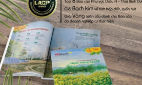 Báo cáo thường niên HDBank đạt giải Bạch kim quốc tế