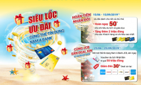 ‘Cơn lốc’ ưu đãi từ thẻ tín dụng Nam A Bank