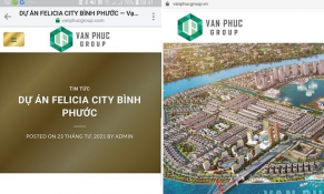 Dự án “ma” Felicia City Bình Phước được môi giới gắn tên Tập đoàn Vạn Phúc để lừa đảo khách hàng