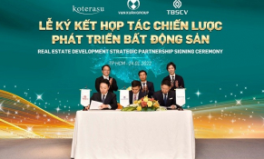 Vạn Xuân Group ký kết hợp tác chiến lược phát triển bất động sản với Koterasu và TBS Capital VN
